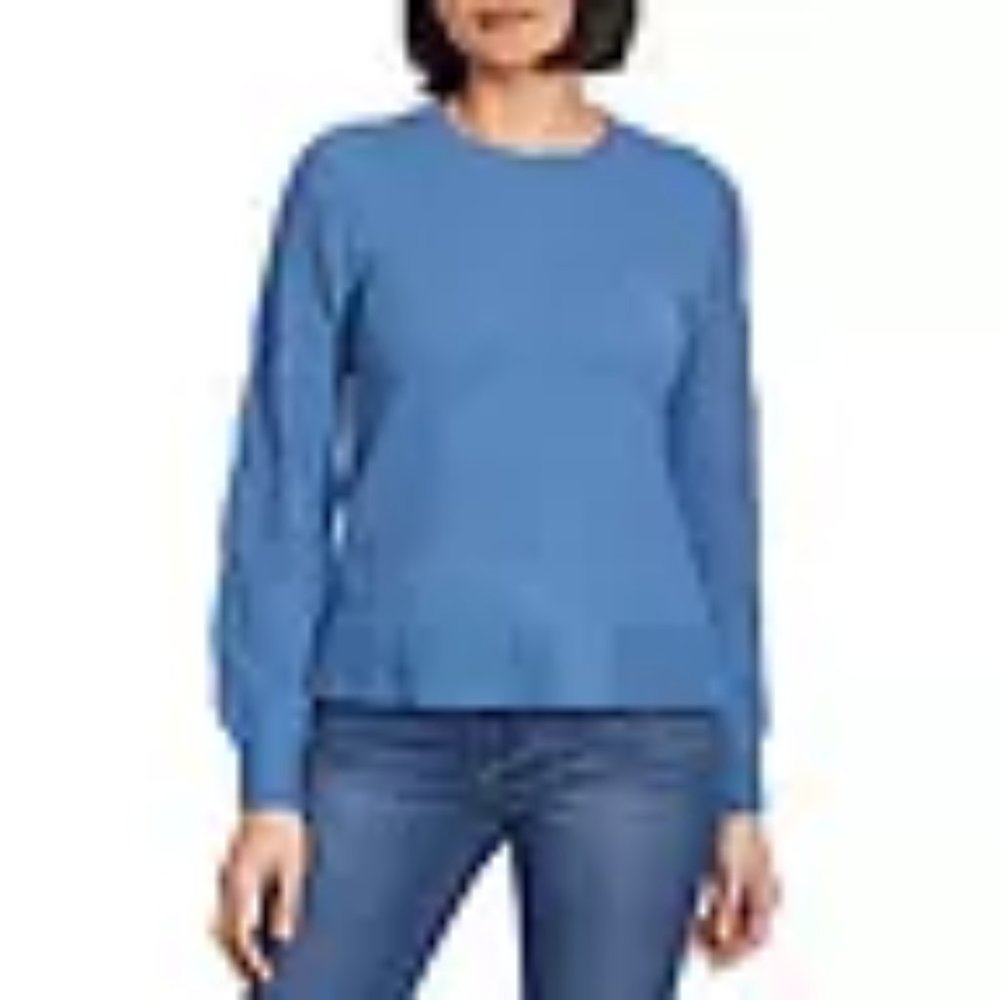 Cute Casual Christian Siriano Ladies Pointelle Sweater - NWT - Picture 2 of 4